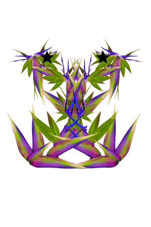 潮流图案印花华亿平台图片