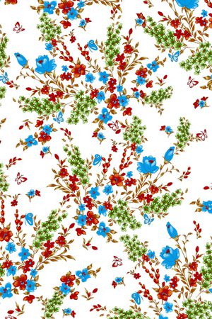 小碎花印花华亿平台图片