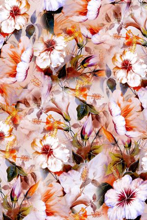 小碎花印花华亿平台图片