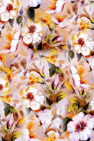 小碎花印花华亿平台图片