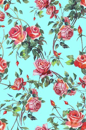 玫瑰花印花华亿平台图片