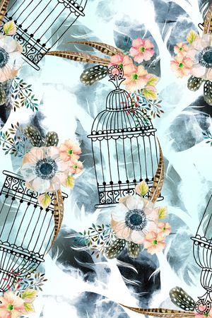 手绘印花华亿平台图片