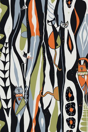 树叶印花华亿平台图片