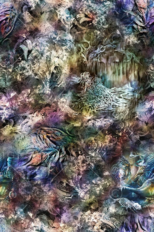 抽象印花华亿平台图片