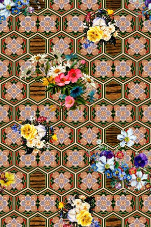 民族风印花华亿平台图片