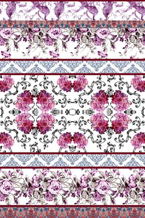 波西米亚印花华亿平台图片