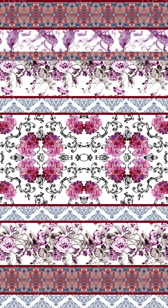 波西米亚印花华亿平台图片