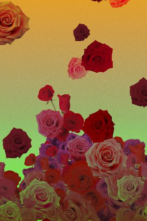 玫瑰印花华亿平台图片