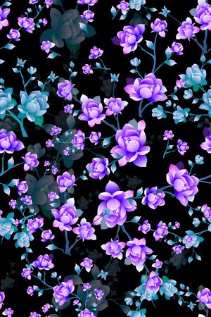 小碎花印花华亿平台图片