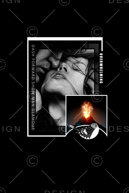 黑白印花华亿平台图片