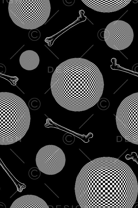 黑白印花华亿平台图片