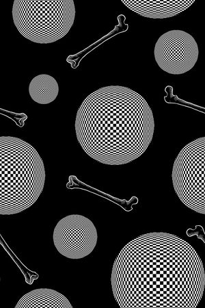 黑白印花华亿平台图片