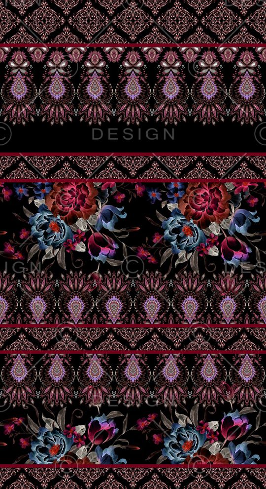 波西米亚印花华亿平台图片