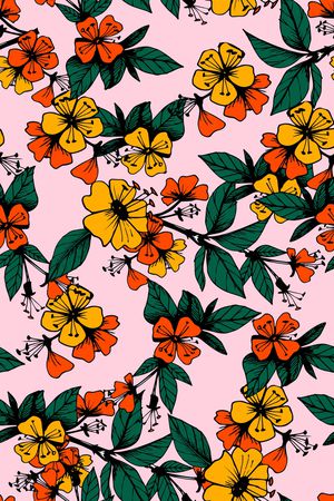 手绘印花华亿平台图片