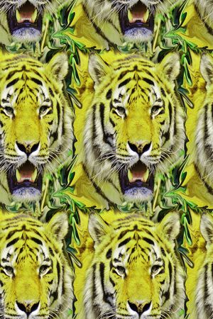 头像动物纹印花华亿平台图片