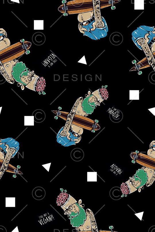 卡通印花华亿平台图片