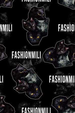 黑白印花华亿平台图片