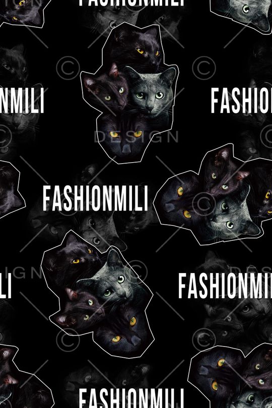 黑白印花华亿平台图片