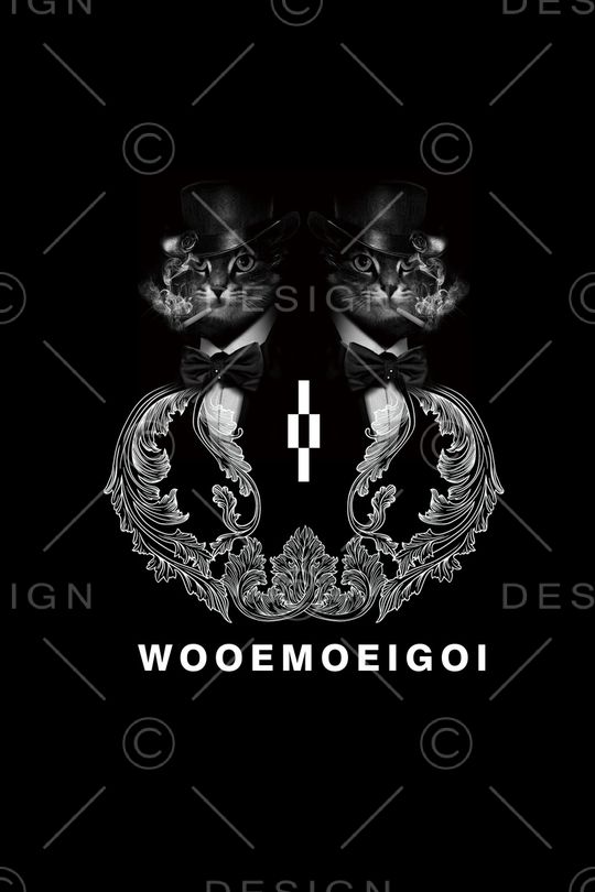 黑白印花华亿平台图片