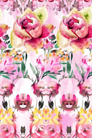 手绘印花华亿平台图片