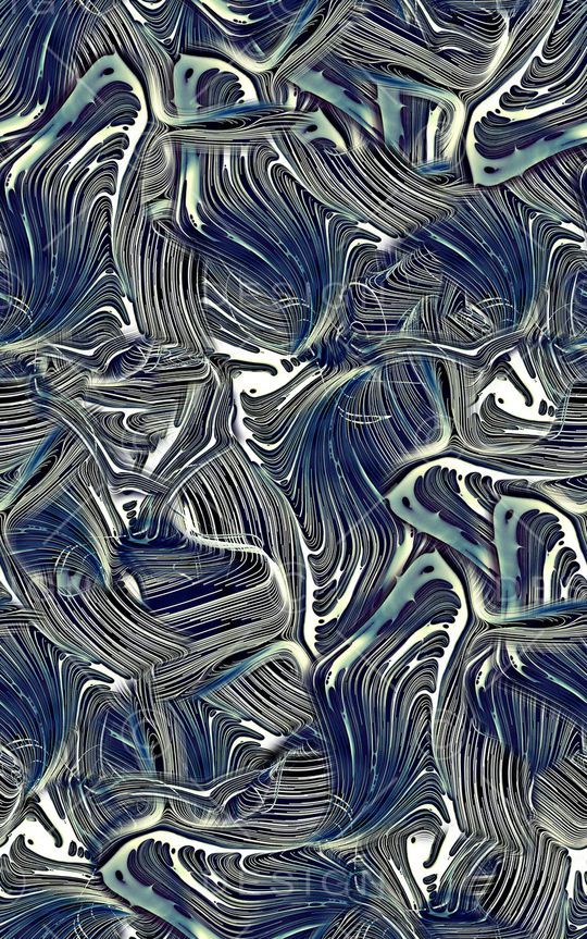 抽象手绘几何线条纹理印花印花华亿平台图片