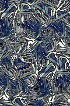 抽象手绘几何线条纹理印花印花华亿平台图片