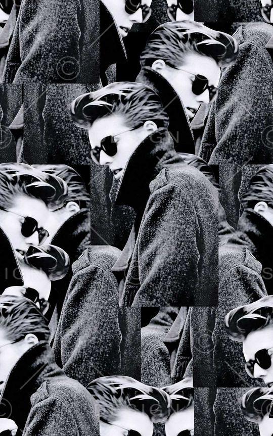 抽象手绘时尚潮流人物数码印花印花华亿平台图片