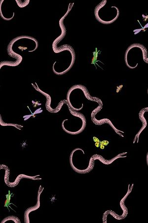 蛇印花华亿平台图片