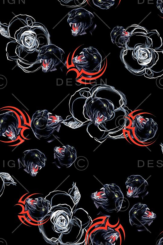 大牌休闲时尚豹头印花华亿平台图片