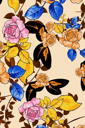 乱花印花华亿平台图片