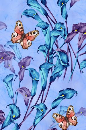 乱花印花华亿平台图片