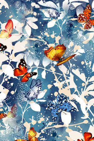 昆虫印花华亿平台图片