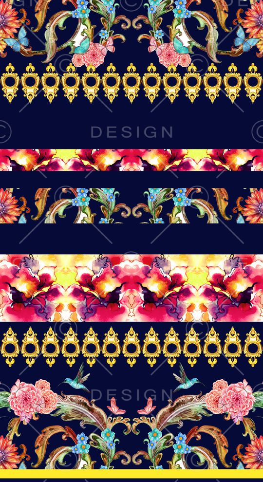 波西米亚印花华亿平台图片