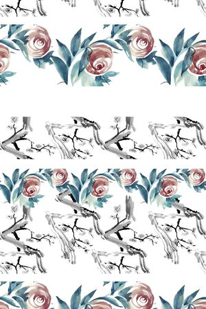 青花瓷印花华亿平台图片