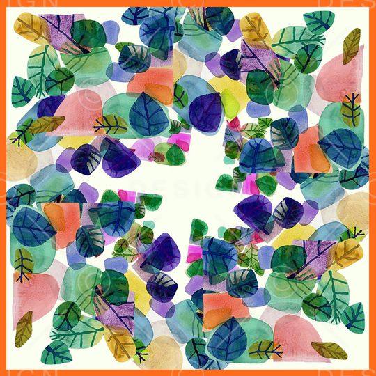 手绘印花华亿平台图片