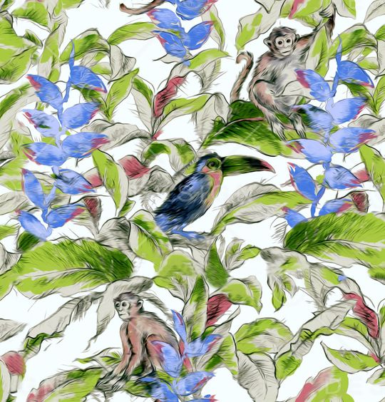 鸟印花华亿平台图片