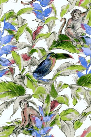 鸟印花华亿平台图片