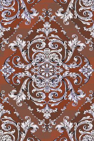 巴洛克印花华亿平台图片