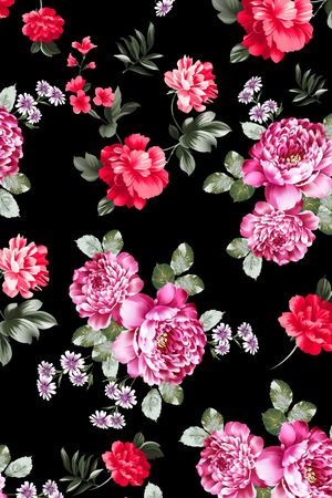 乱花印花华亿平台图片