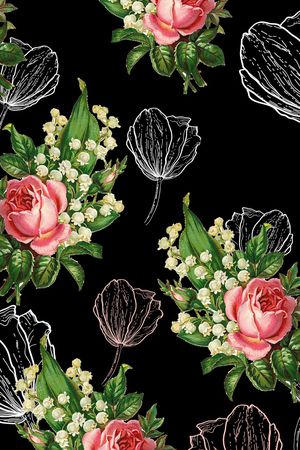 乱花印花华亿平台图片