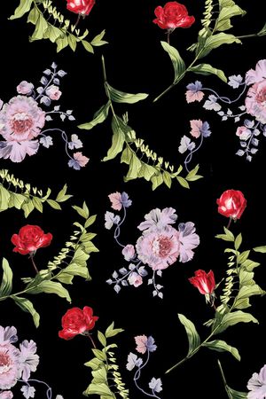 乱花印花华亿平台图片