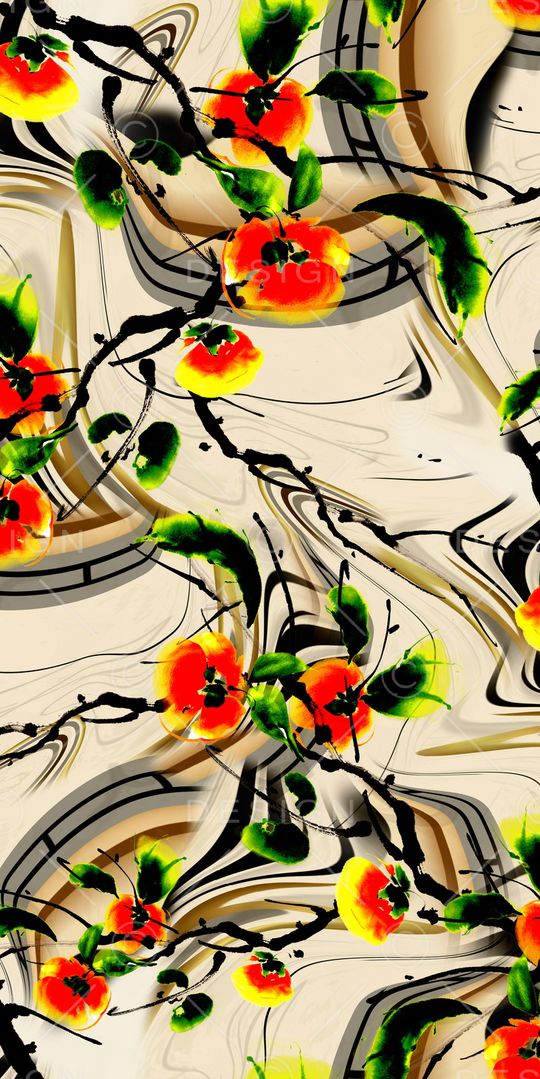 乱花印花华亿平台图片