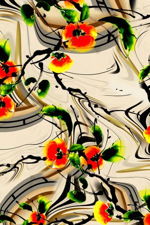 乱花印花华亿平台图片