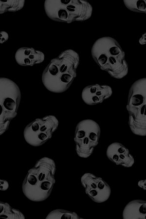 骷髅头印花华亿平台图片