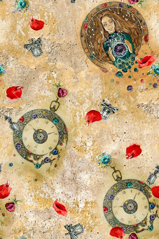 抽象印花华亿平台图片