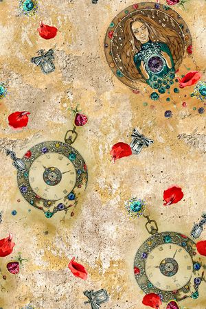 抽象印花华亿平台图片