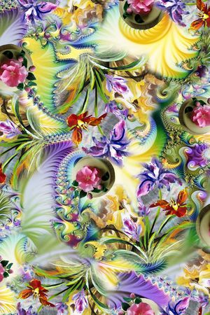 抽象印花华亿平台图片