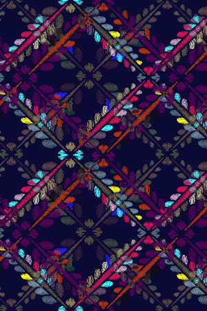 格子印花华亿平台图片