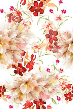 花朵印花华亿平台图片