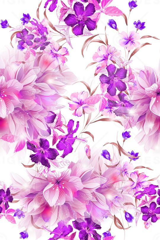 花朵印花华亿平台图片